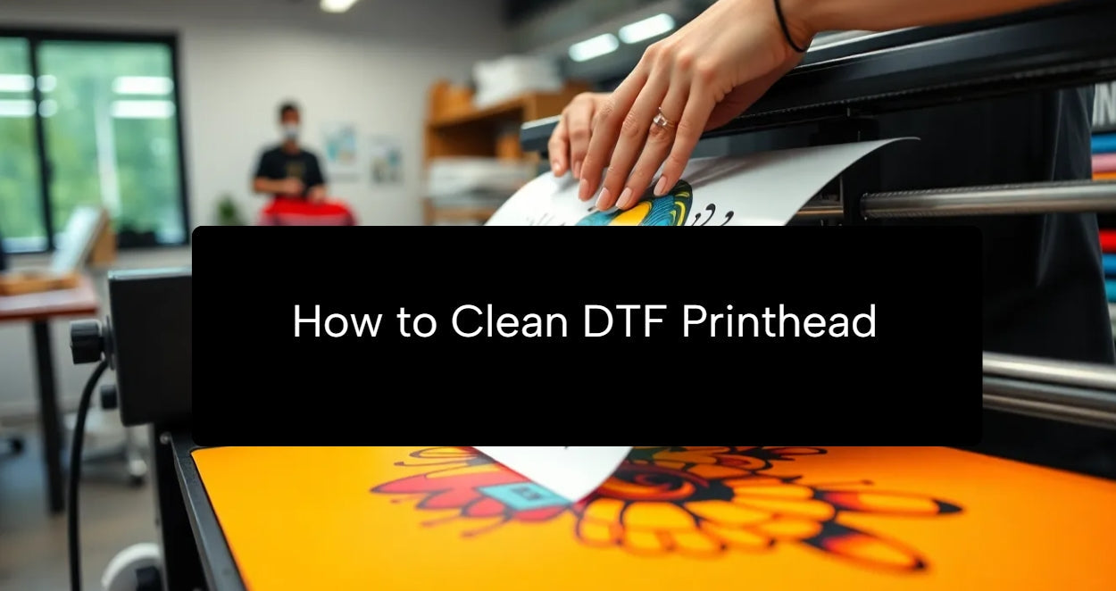 how to clean dtf printer head