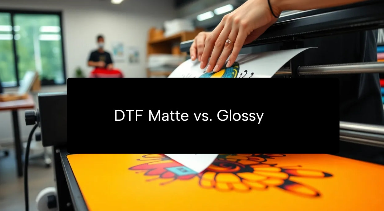 DTF Film Matte vs Glossy: A Beginner Guide