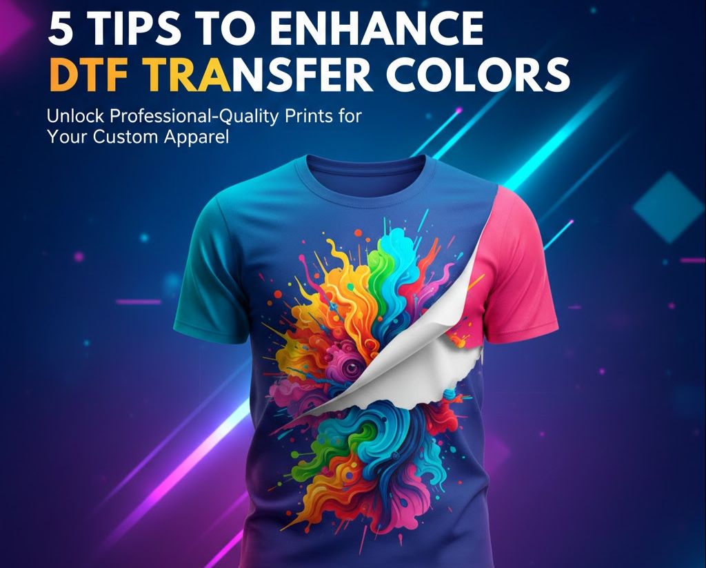 maximize vibrancy DTF designs