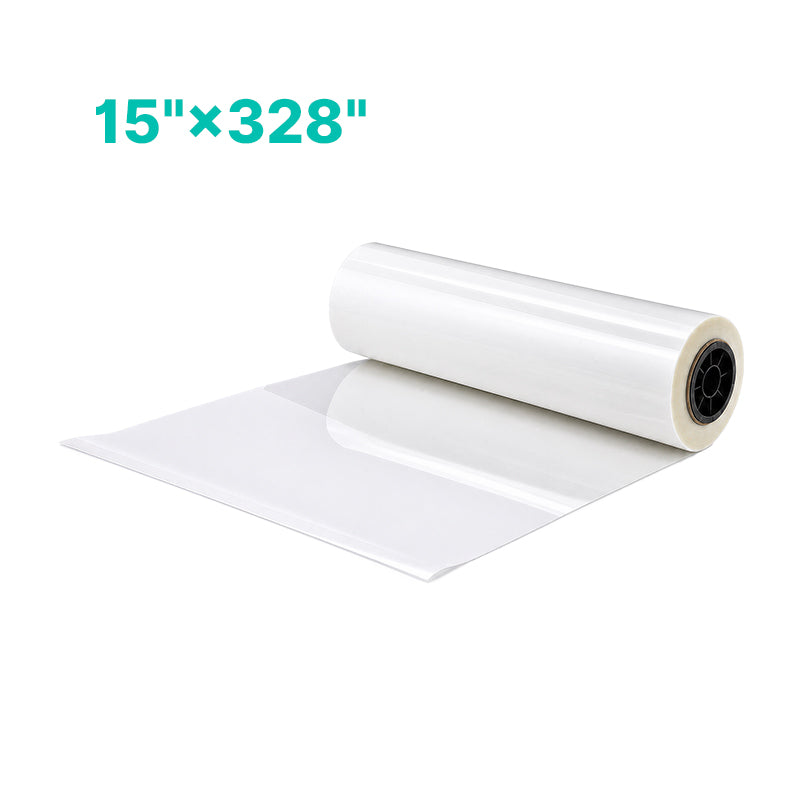 obziy DTF Transfer Film 15"x328" — Double-Sided Coated PET Film for DTF Printer