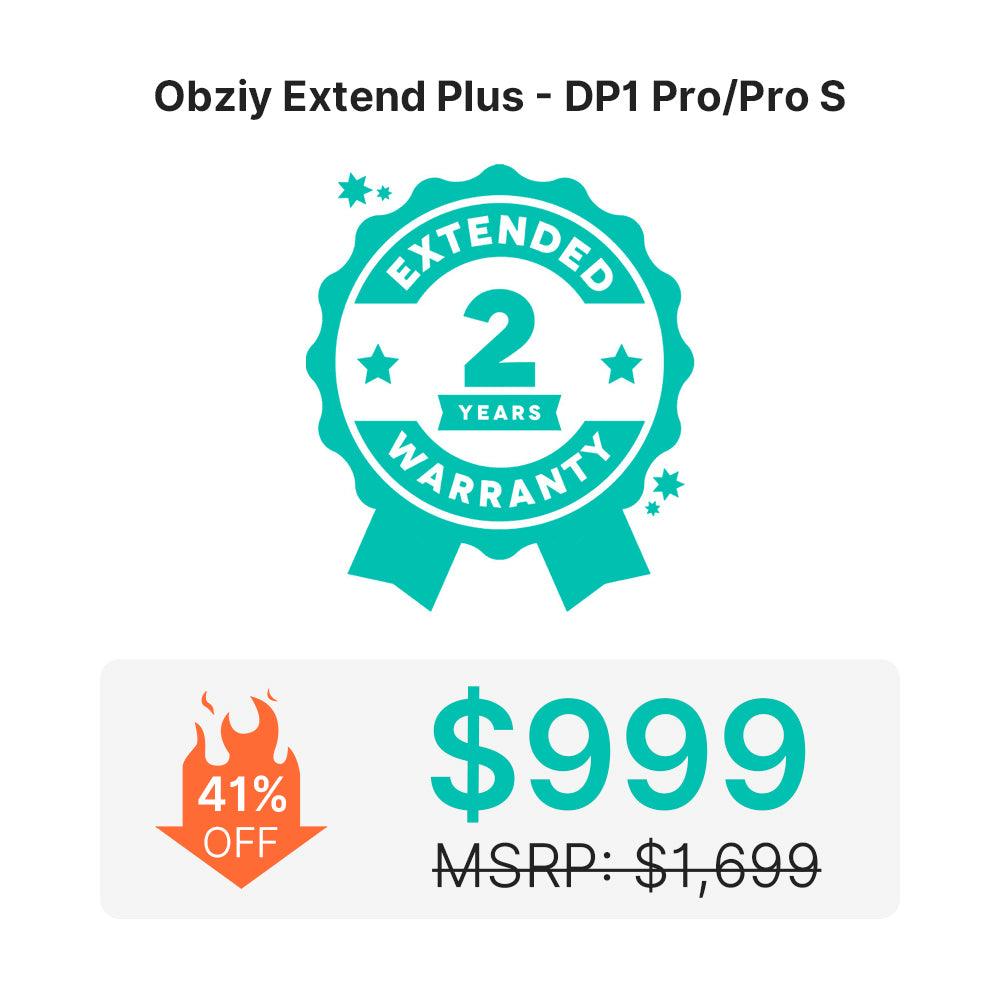 Extend your DP1 Pro/Pro S with 2 extra years of warranty