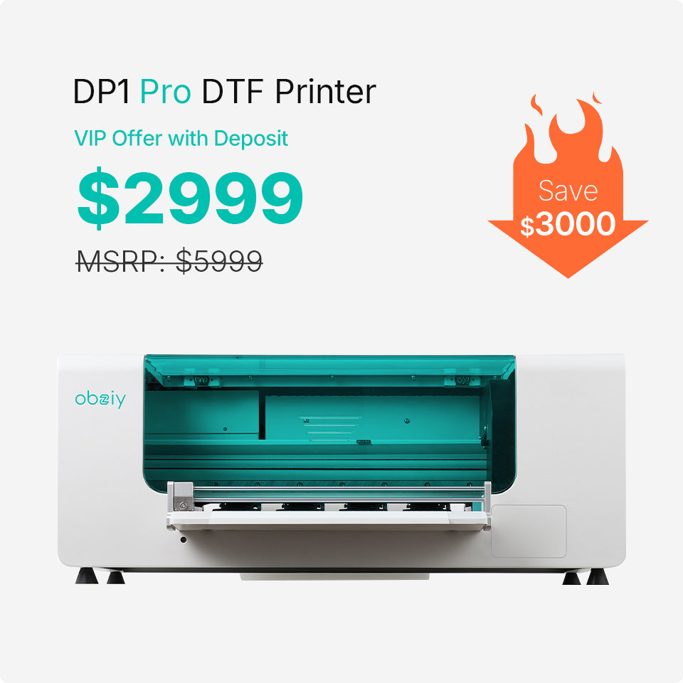 Obziy DP1 Series DTF Printer Reservation Deposit