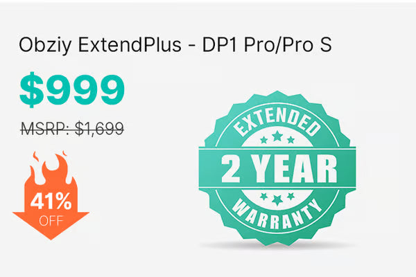 Extend your DP1 Pro/Pro S with 2 extra years of warranty