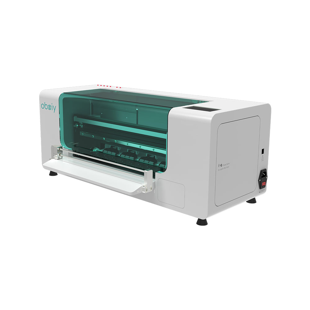 obziy DP1 Series DTF Printer — Maximum print size of 15 inches, resolution up to 3600 DPI.
