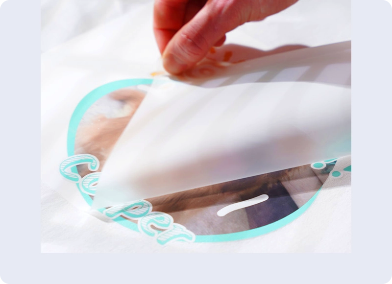 Get the peel that works for you. The Obziy Direct to Film printer offers both hot and cold peel, so you can work faster without ruining your prints.