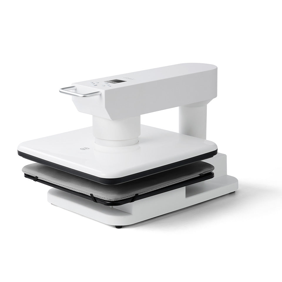 Obziy AutoHP1 Auto Heat Press White 110V:Pre-set DTF/DTG Modes