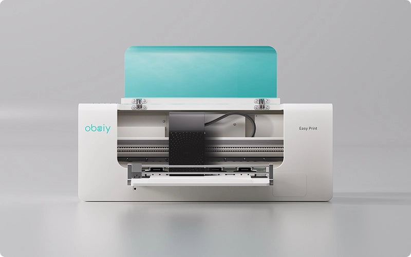The Obziy compact DTF printer combines sleek, modern design with powerful performance, offering easy operation and professional-grade results in a footprint that fits any workspace.