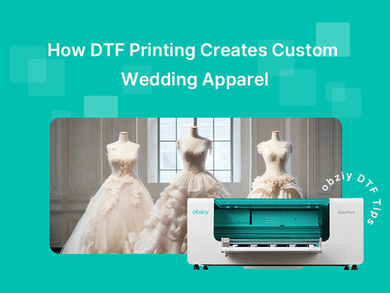How DTF Printing Creates Custom Wedding Apparel