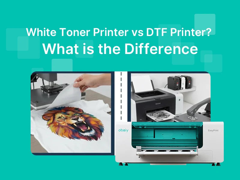 DTF vs White toner printing