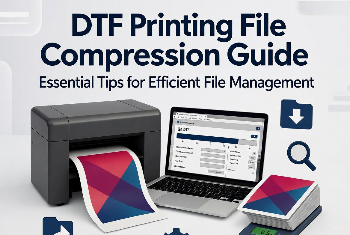 DTF printing file compression guide with tools and settings