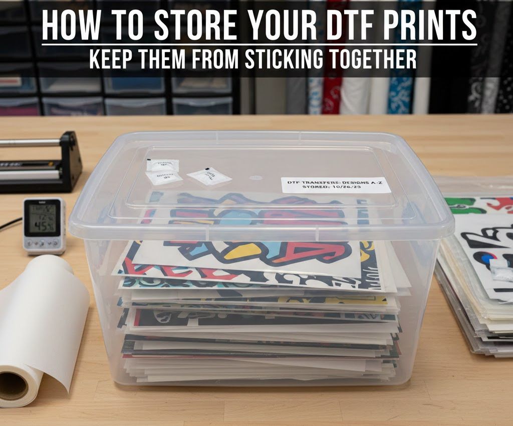 how to store DTF transfers
