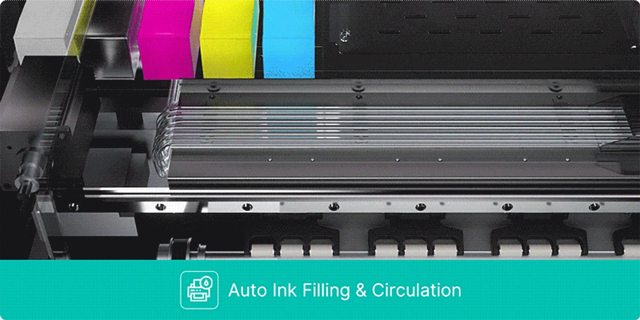 Auto ink circulation DTF printer