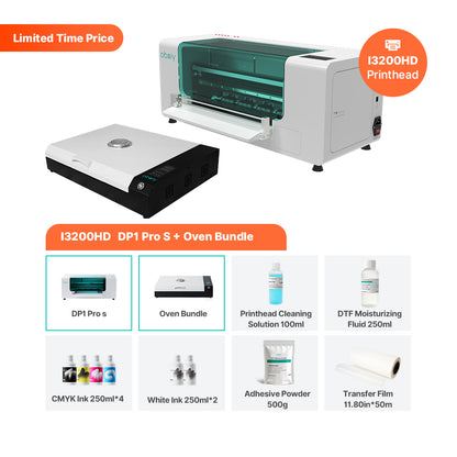 obziy DP1 Series: World's Fastest Single-Head 15" DTF Printer with 8-Pass Precision