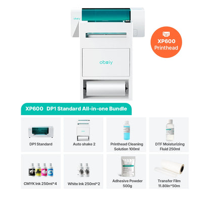 obziy DP1 Series: World's Fastest Single-Head 15" All-in-One DTF Printer with 8-Pass Precision