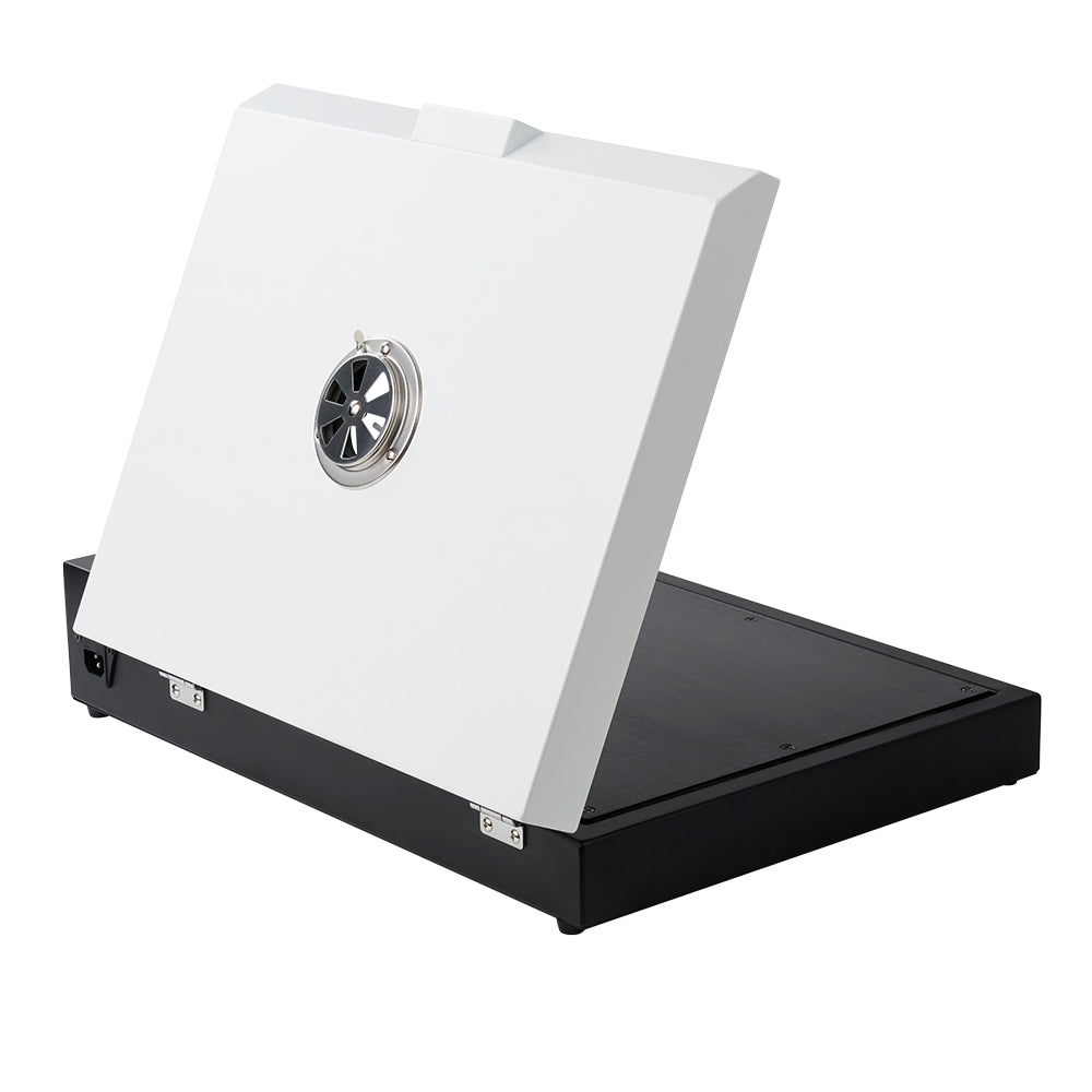 The Obziy DTF Oven5 is a flip-top curing oven designed for easy loading and even heat distribution, delivering consistent results for all your DTF transfers.