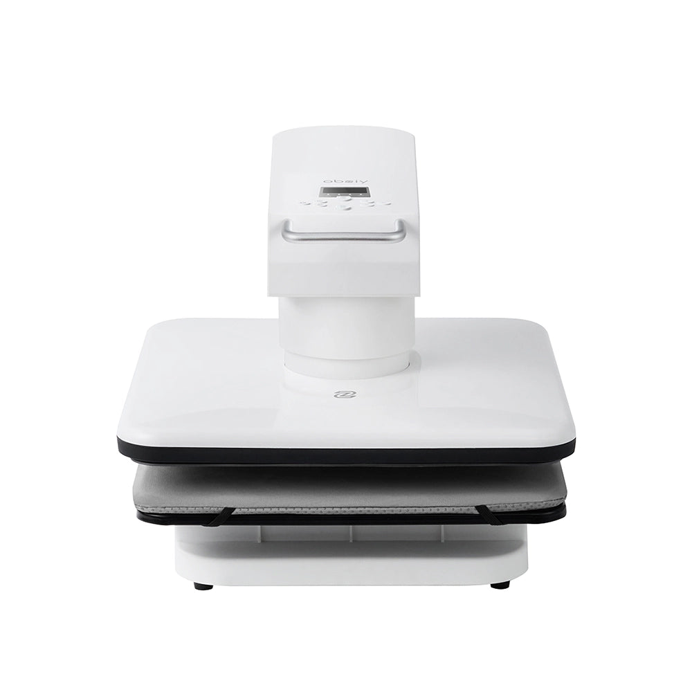 Obziy AutoHP1 Auto Heat Press White 110V：Pre-set DTF/DTG Modes