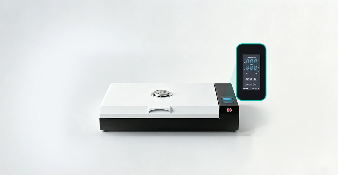 The Obziy curing oven puts precise control at your fingertips, with a digital display that lets you set and monitor temperature and time for consistent, perfect results every time.