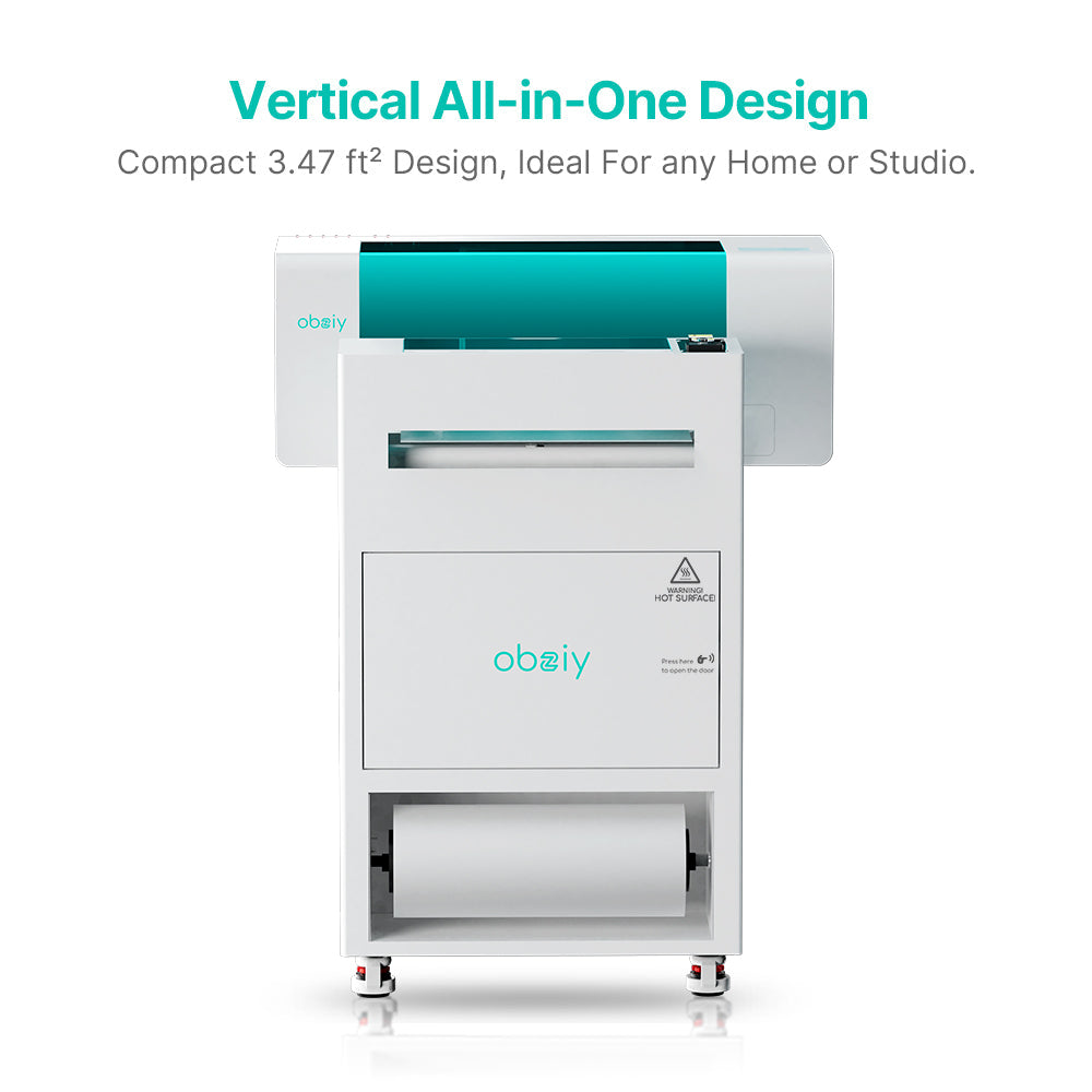 obziy DP1 Series: World's Fastest Single-Head 15" All-in-One DTF Printer with 8-Pass Precision