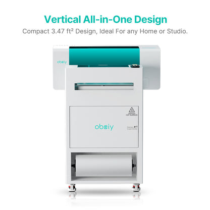obziy DP1 Series: World's Fastest Single-Head 15" All-in-One DTF Printer with 8-Pass Precision