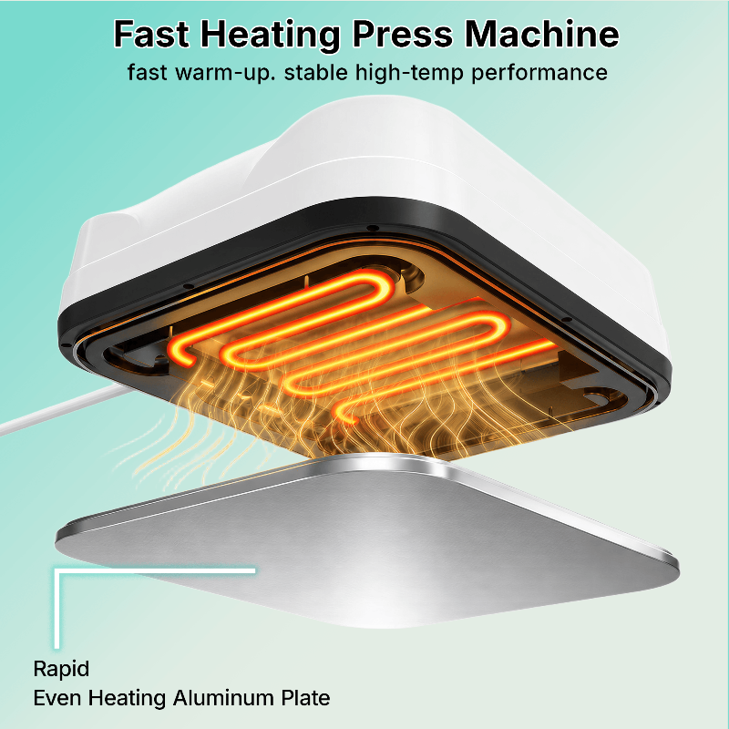 Pre-order obziy HP1 Heat Press — Commercial Grade DTF Heat Transfer Press Machine