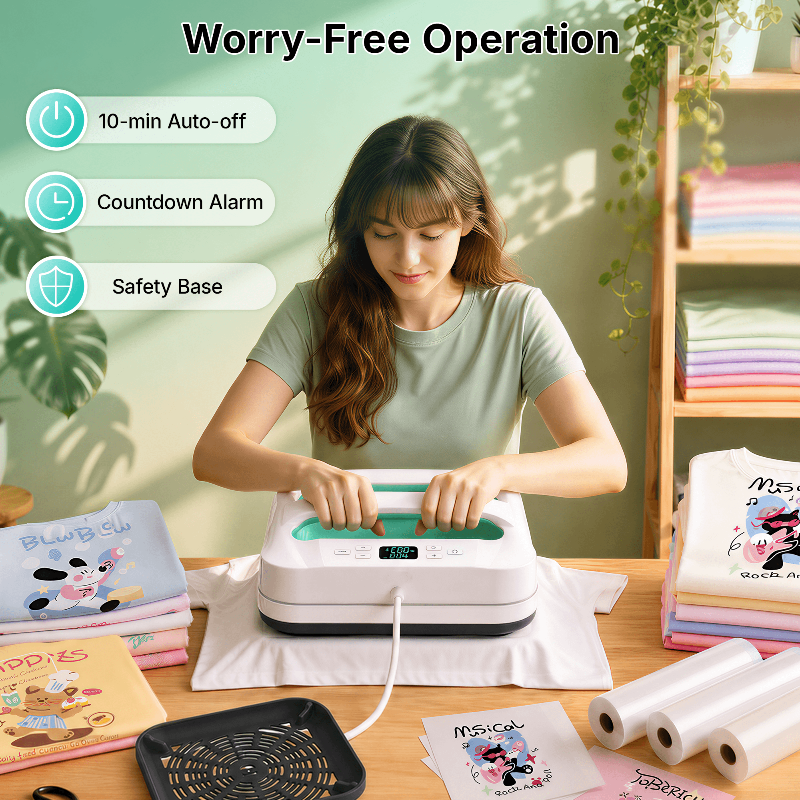 Pre-order obziy HP1 Heat Press — Commercial Grade DTF Heat Transfer Press Machine