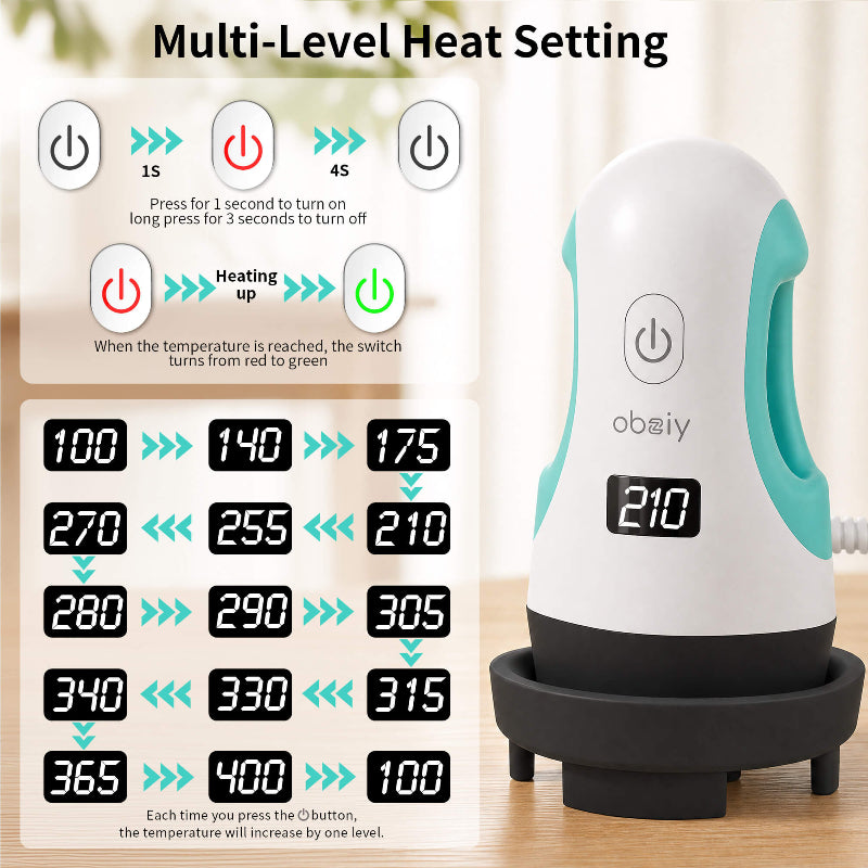 obziy Mini Heat Press Machine for DTF & Sublimation — Portable Iron for Beginners & Small Projects