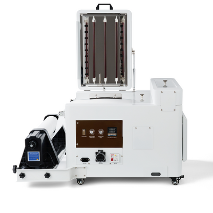 Obziy AutoShake1 DTF Oven with a transparent front panel on a white background